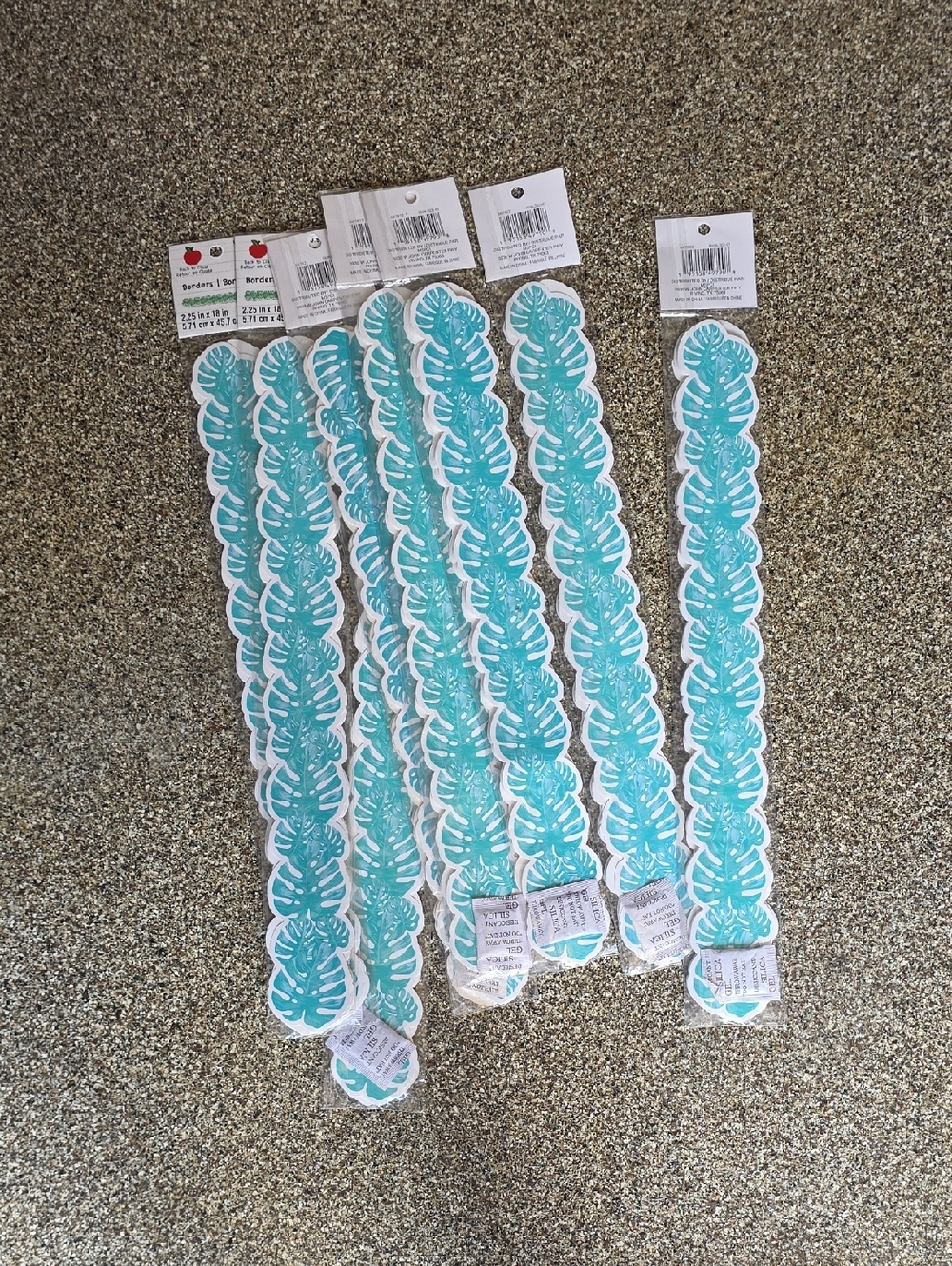 Decorative Teal Leaf Party Garland - Home Party Supplies